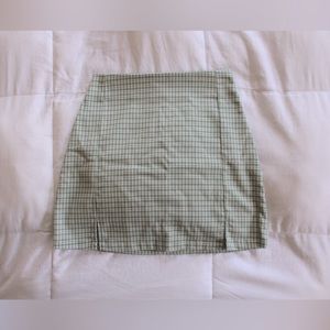 John Galt Plaid Miniskirt (O/S)